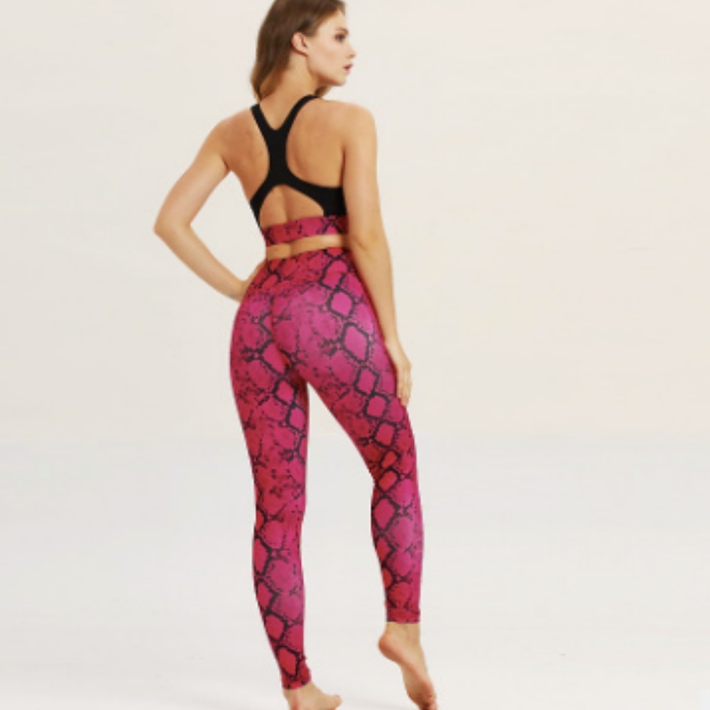 High Quality Printed snake Python pattern Set yoga - Picture 9 of 10